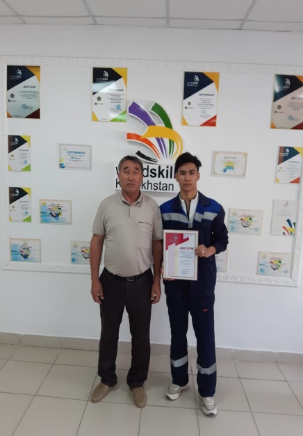 A student of Aral Multidisciplinary College took first place in the regional stage  of the National Championship "WORLD SKILLS - 2021" in the competence  "Repair and maintenance of cars" and was sent to the Republican competition